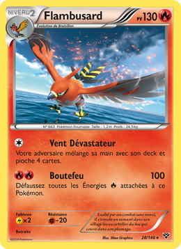 Flambusard 28/146 — Pokémon XY (XY)