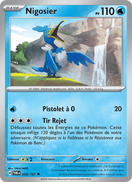 Nigosier 058/226 Pokémon Mascarade Crépusculaire (EV06)