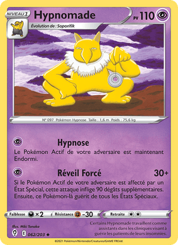 Hypnomade 62/237 Pokémon Évolution Céleste (EVS)