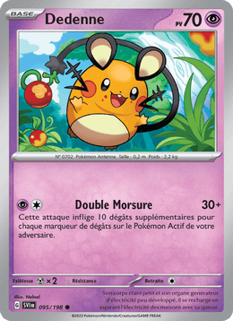 Dedenne 095/258 Pokémon Écarlate et Violet (EV01)