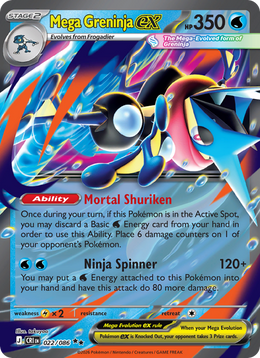 Méga-Amphinobi-ex 22/86 — Pokémon Chaos Ascendant (ME04)
