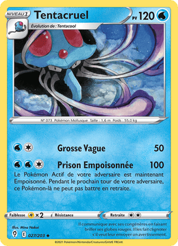 Tentacruel 27/237 Pokémon Évolution Céleste (EVS)