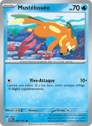 Mustébouée 048/230 Pokémon Flammes Obsidiennes (EV03)