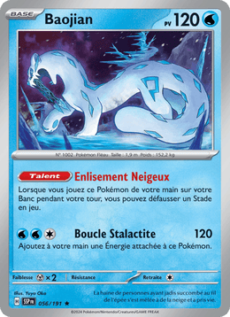 Baojian 056/252 Pokémon Étincelles Déferlantes (EV08)