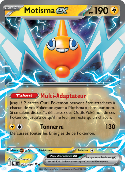 Motisma-ex - Rotom ex - Flammes Fantasmagoriques 029