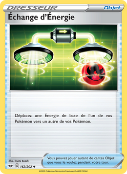 Échange d'Énergie 162/216 Pokémon Épée et Bouclier