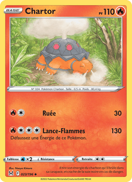 Chartor 023/217 Pokémon Origine Perdue (LOR)