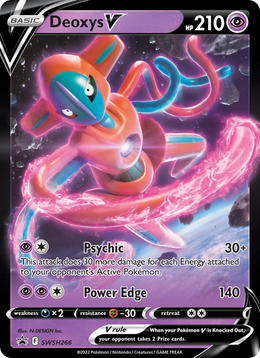 Deoxys V SWSH266/PROMO — Pokémon Promo Épée et Bouclier (SWSHP)