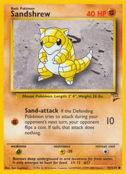Sandshrew 91/130 Pokémon Base Set 2 (B2)