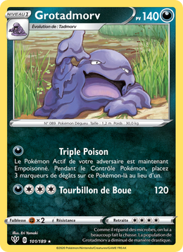 Grotadmorv 101/201 Pokémon Ténèbres Embrasées