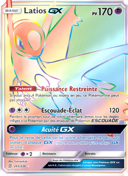 Latios GX 243/258 — Pokémon Harmonie des Esprits (UNM)
