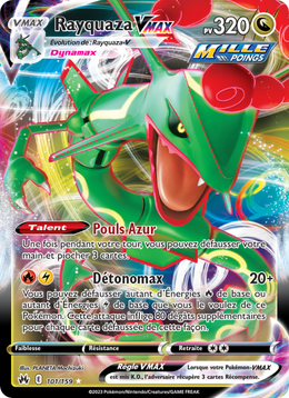 Rayquaza VMAX 101/230 — Pokémon Zénith Suprême (CRZ)