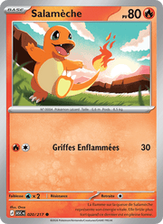 Salamèche 020/295 Pokémon Héros Transcendants (ME2.5)