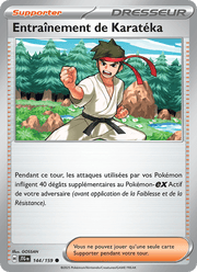 Entraînement de Karatéka 144/190 Pokémon Aventures Ensemble (EV09)