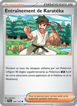 Entraînement de Karatéka 144/190 Pokémon Aventures Ensemble (EV09)