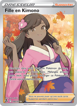 Fille en Kimono 190/245 — Pokémon Tempête Argentée (SIT)