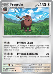 Fragroin 184/230 Pokémon Flammes Obsidiennes (EV03)