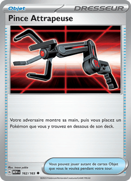 Pince Attrapeuse 162/207 Pokémon 151 (MEW)