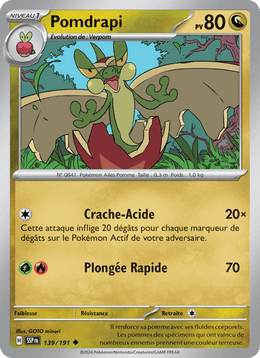Pomdrapi 139/252 Pokémon Étincelles Déferlantes (EV08)