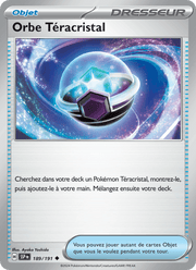Orbe Téracristal 189/252 Pokémon Étincelles Déferlantes (EV08)