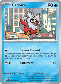 Cadoizo 018/122 Pokémon Chaos Ascendant (ME04)