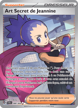 Art Secret de Jeannine 088/99 Pokémon Fable Nébuleuse (EV6.5)