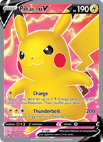 Pikachu V 170/203 Pokémon Voltage Éclatant