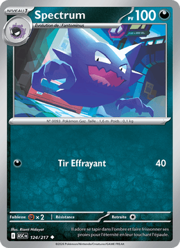Spectrum 124/295 Pokémon Héros Transcendants (ME2.5)