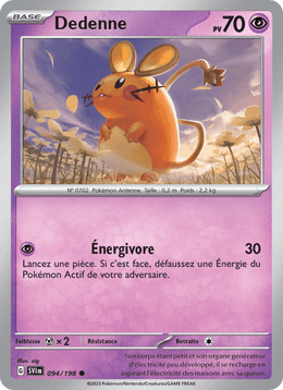 Dedenne 094/258 Pokémon Écarlate et Violet (EV01)