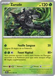 Zarude 011/252 Pokémon Étincelles Déferlantes (EV08)