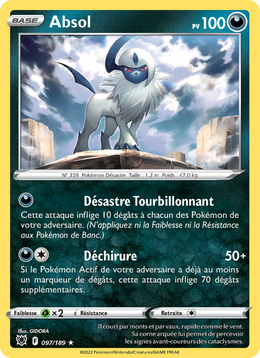 Absol 097/246 — Pokémon Astres Radieux (ASR)