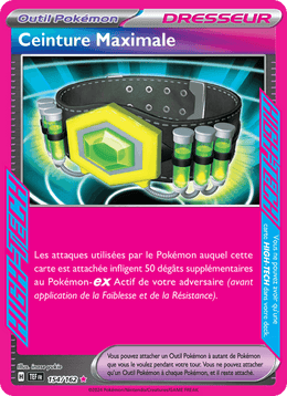 Ceinture Maximale 154/218 Pokémon Forces Temporelles (EV05)