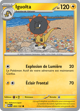 Iguolta 053/188 Pokémon Méga-Évolution (ME01)