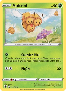 Apitrini 011/216 Pokémon Astres Radieux (ASR)