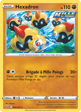 Hexadron 83/183 Pokémon Styles de combat (BST)