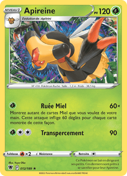 Apireine 012/216 Pokémon Astres Radieux (ASR)