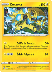 Zeraora 056/215 Pokémon Tempête Argentée (SIT)