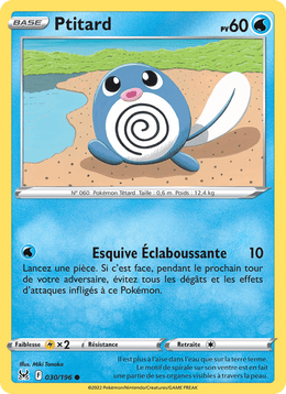 Ptitard 030/217 Pokémon Origine Perdue (LOR)