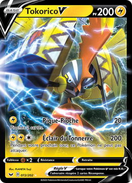 Tokorico V 72/216 Pokémon Épée et Bouclier