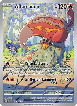 Aflamanoir 104/86 — Pokémon Flamme Blanche (WHT)