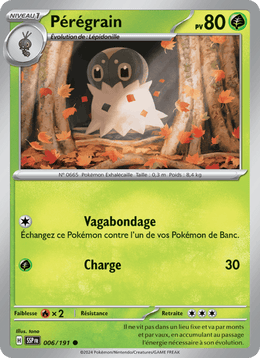 Pérégrain 006/252 Pokémon Étincelles Déferlantes (EV08)
