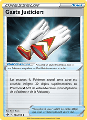 Gants Justiciers 143/233 Pokémon Règne de Glace (CRE)