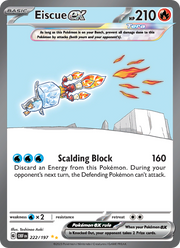 Bekaglaçon-ex 222/230 — Pokémon Flammes Obsidiennes (EV03)
