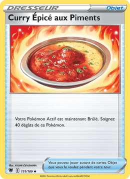 Curry Épicé aux Piments 151/216 Pokémon Astres Radieux (ASR)