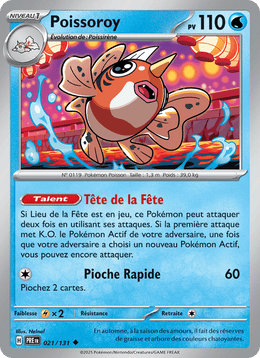 Poissoroy 021/180 Pokémon Évolutions Prismatiques (EV8.5)
