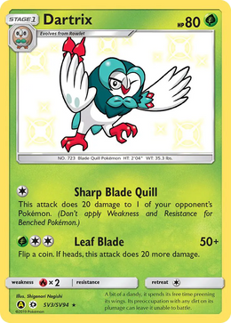 Efflèche SV3/94 — Pokémon Destinées Occultes Coffre Étincelant (SMA)