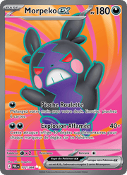 Morpeko-ex 102/120 Pokémon Nuit Noire (ME05)
