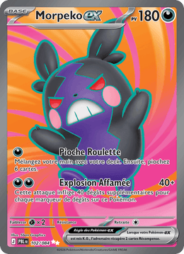 Morpeko-ex 102/120 Pokémon Nuit Noire (ME05)