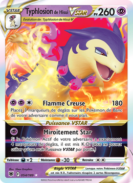 Typhlosion de Hisui VSTAR 054/246 — Pokémon Astres Radieux (ASR)