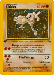 Kicklee 7/62 Pokémon Fossile (FO)